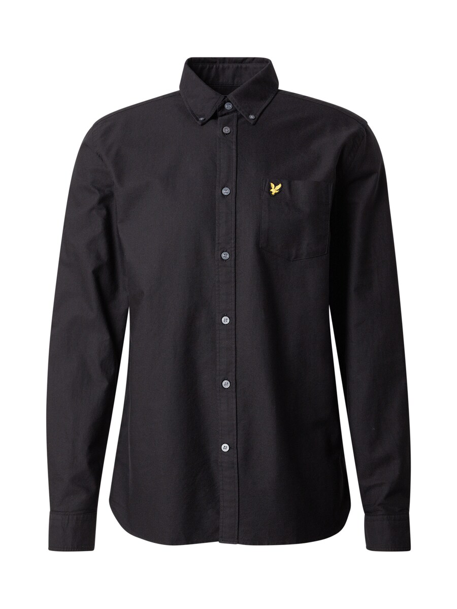 

Рубашка на пуговицах классического кроя Lyle & Scott, черный