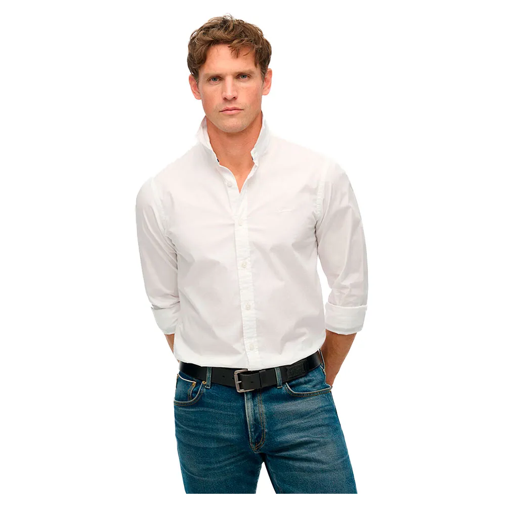 

Рубашка Superdry Essentials Tailored Fit, белый