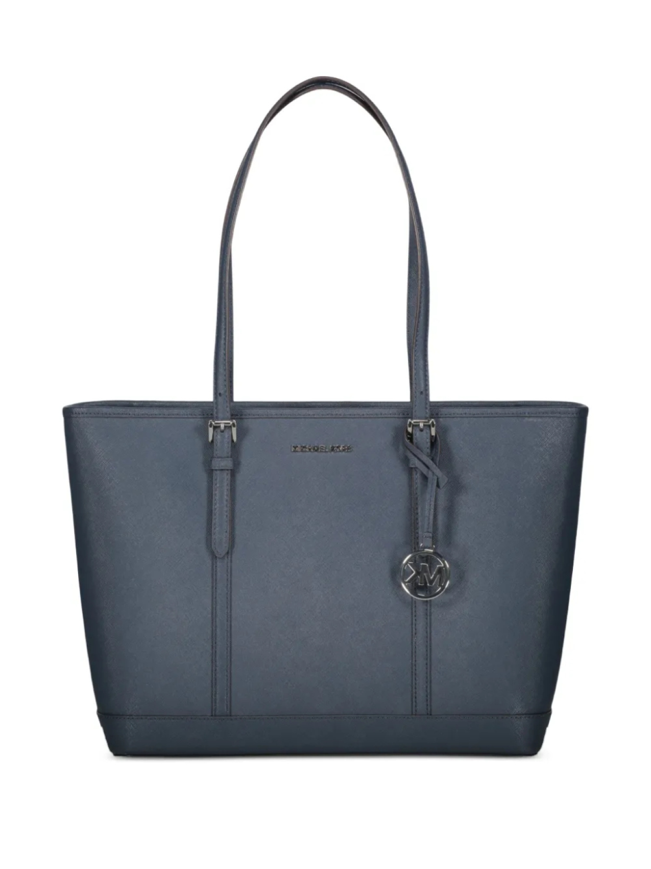 

Michael Kors Jet Set кожаная сумка-тоут с пряжкой, синий