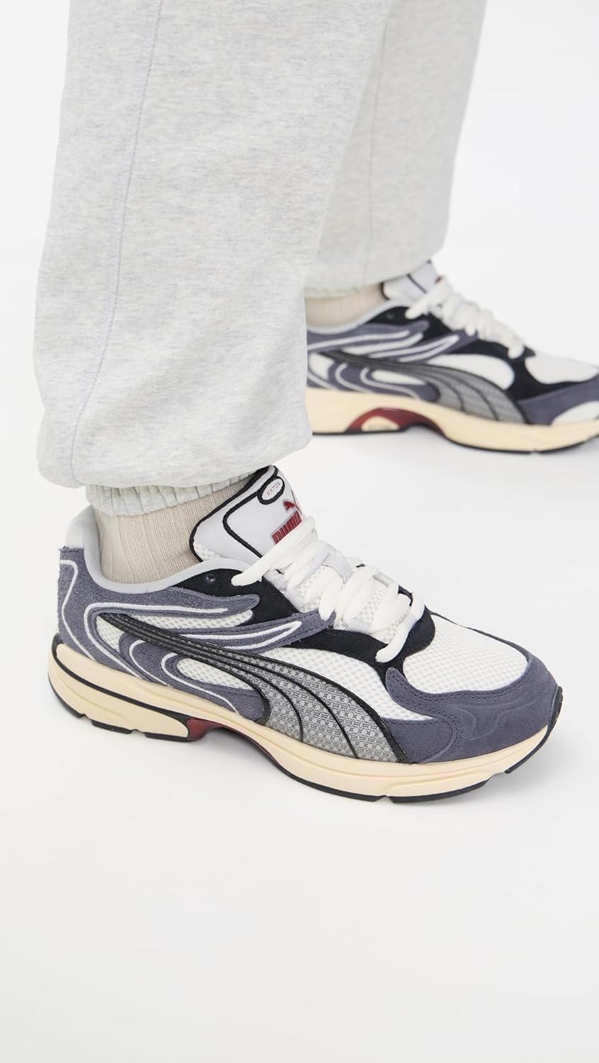 Мужские кроссовки PUMA Extos Collector со шнуровкой для повседневной носки - серые — фото 3