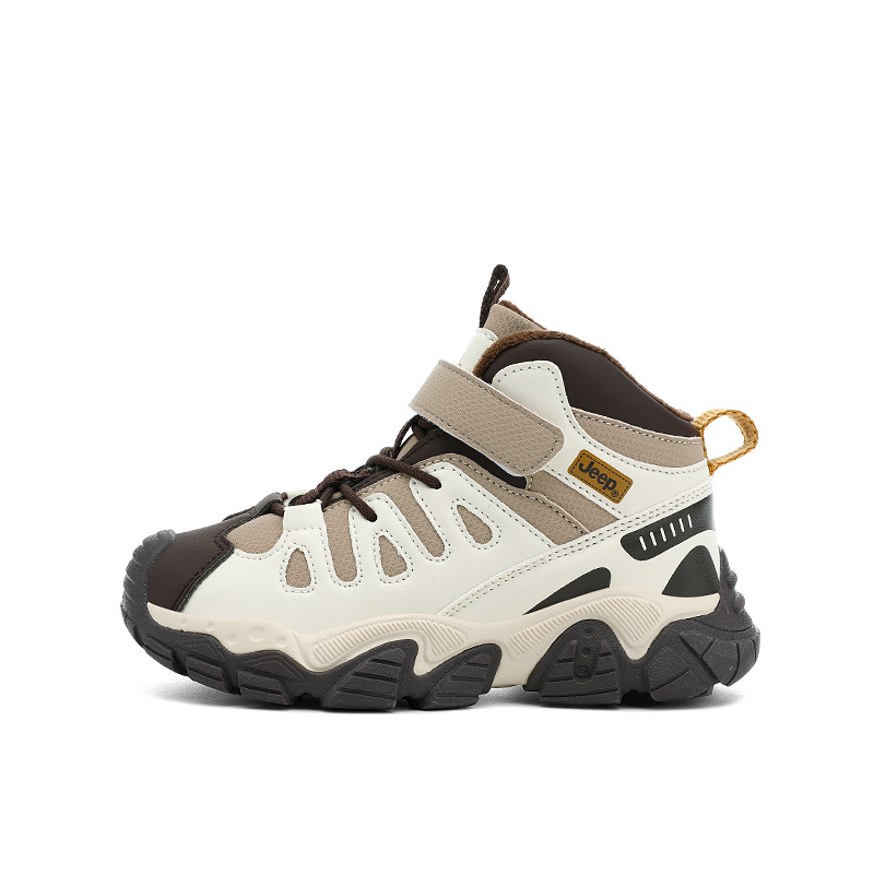

Jeep Кроссовки для бега Mid top Pitch Wind Brown Kids' с противоскользящей, износостойкой и легкой амортизирующей подошвой