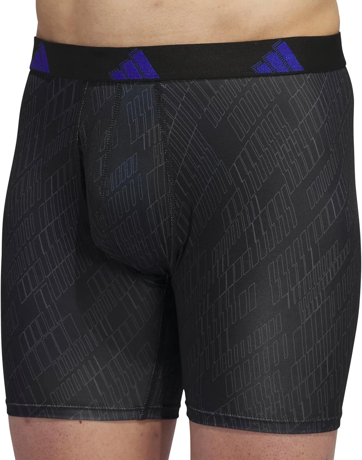Боксеры Adidas, Ghost Black-onix/Onix Grey/Semi Lucid Blue — фото 4