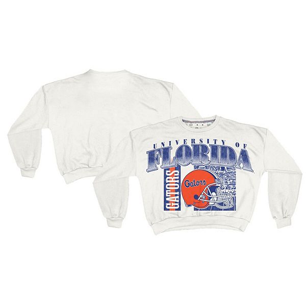 

Женский белый оверсайз свитшот florida gators janice ретро Pressbox