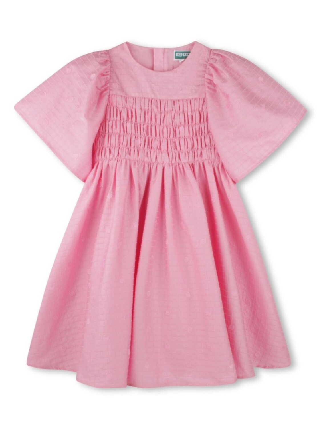 

Kenzo Kids платье с вышивкой, розовый