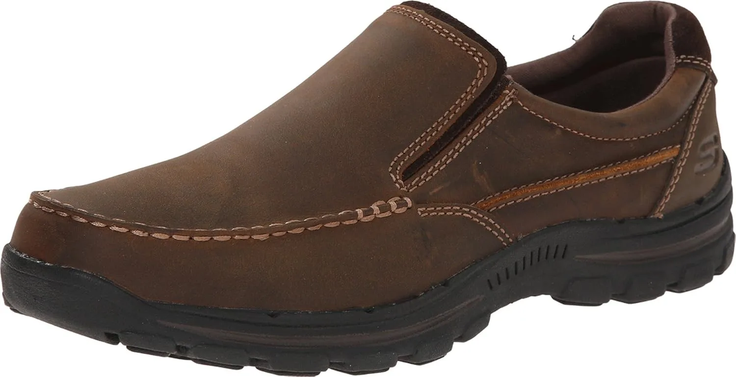Мужские лоферы Skechers USA Braver Randon, темно-коричневый