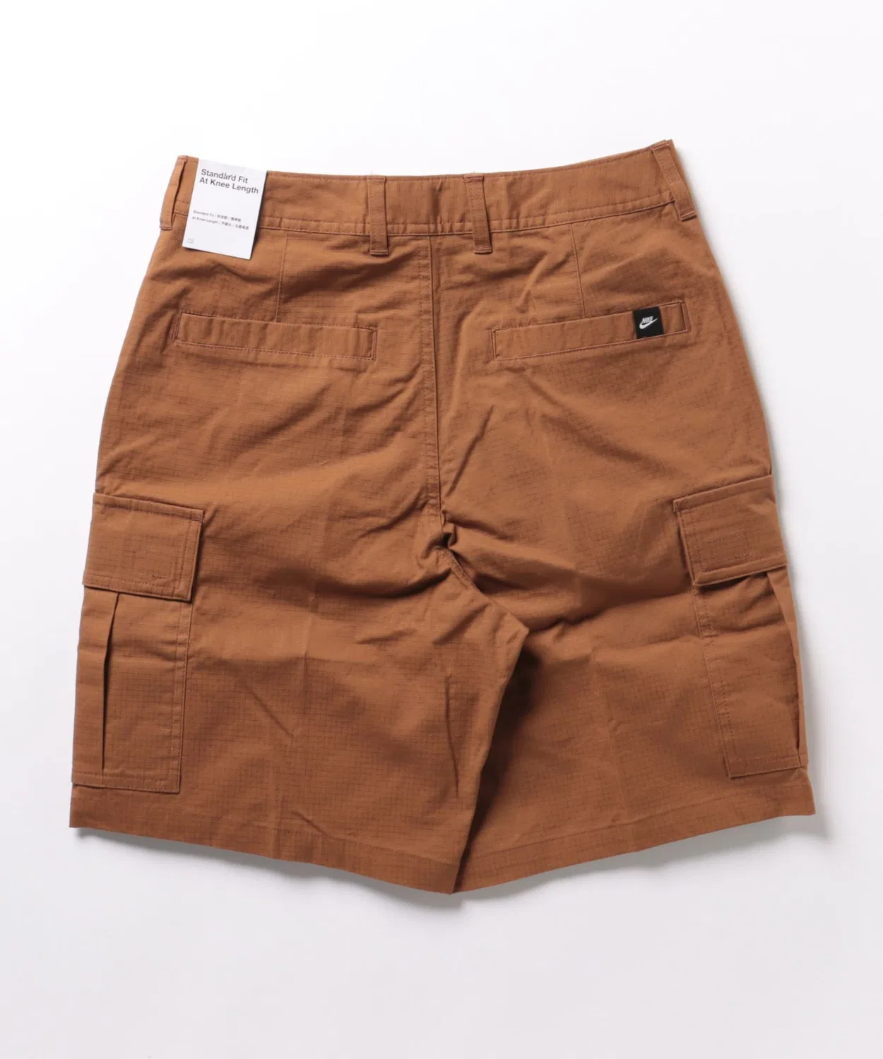 Шорты Nike Club Cargo Shorts, хлопок, коричневый — фото 2