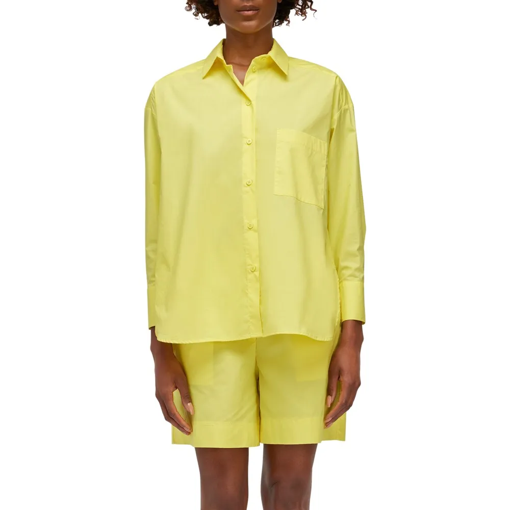 

Рубашка с длинным рукавом Sundek Oversize popeline, желтый
