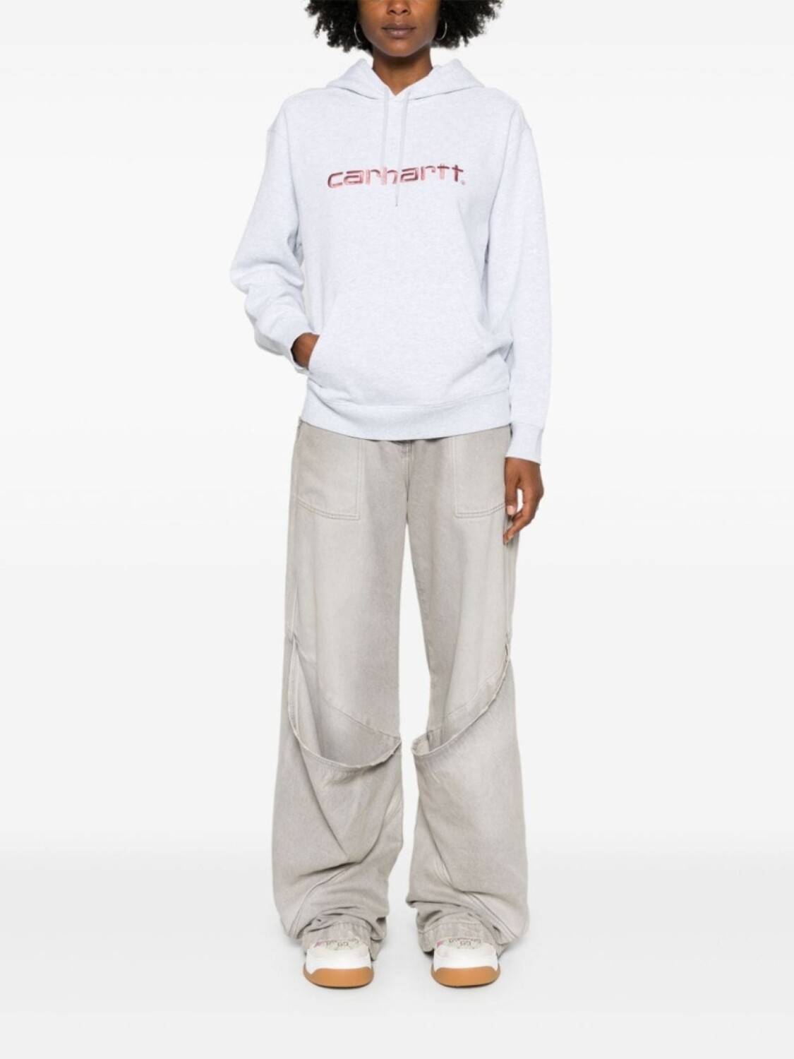 

Carhartt WIP толстовка с вышитым логотипом, серый