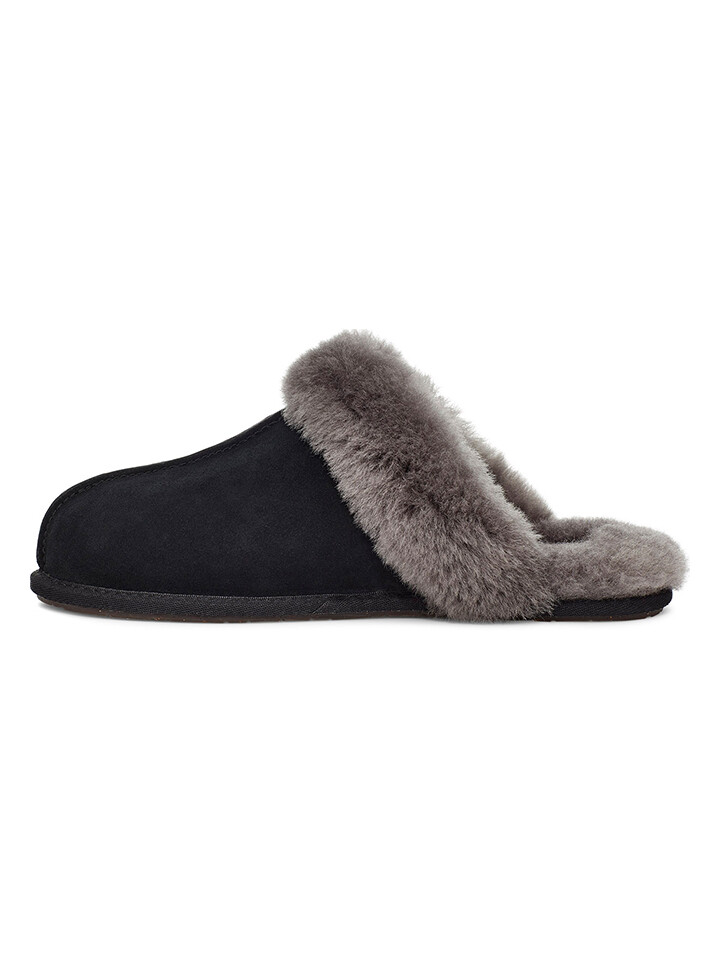 Сабо UGG Leder Hausschuhe Scuffette II, черный — фото 3