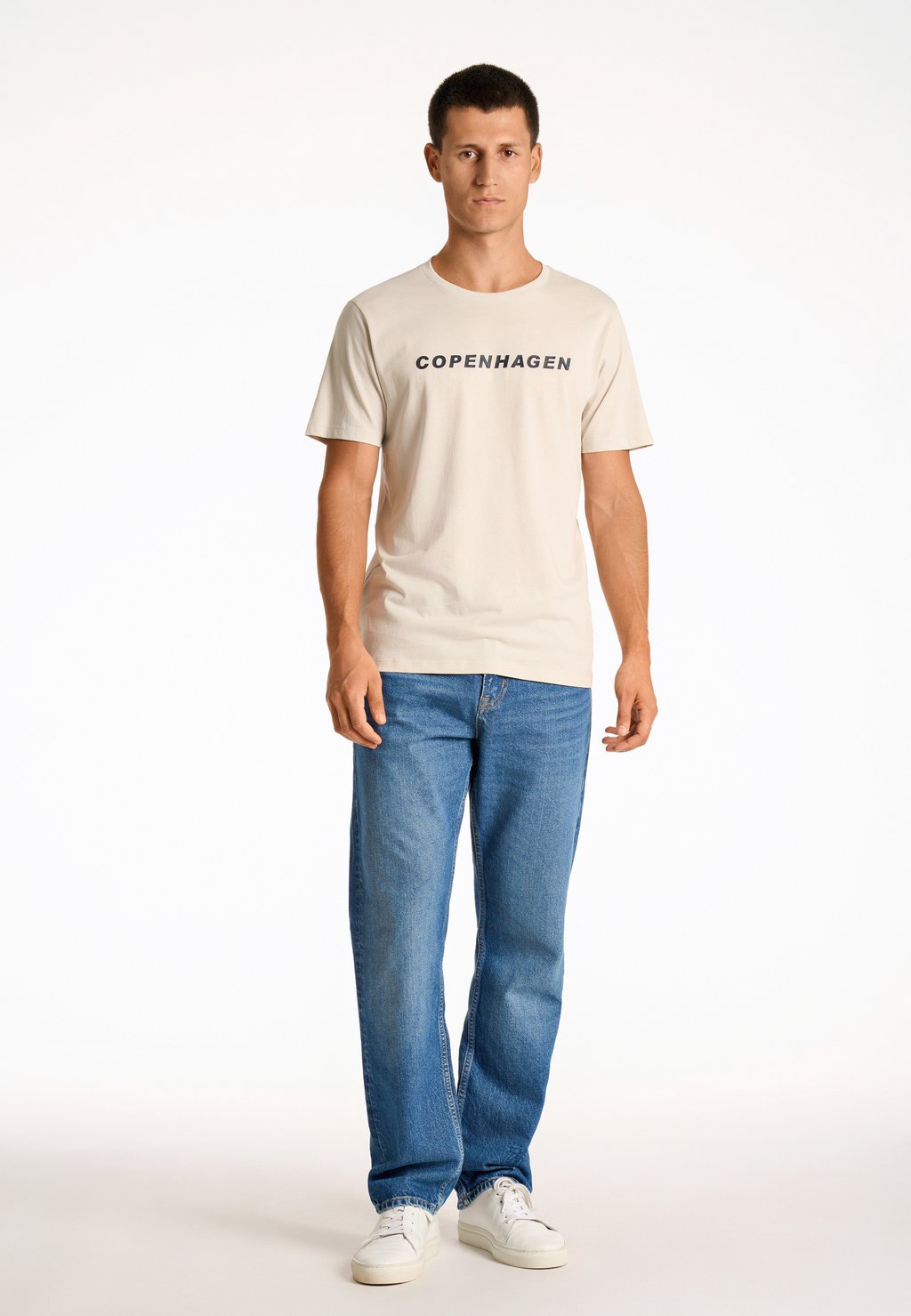 

Футболка с принтом 3 PACK TEE Lindbergh, синий