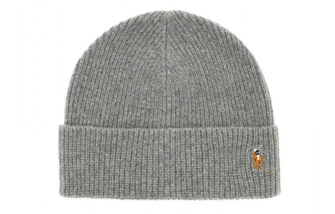 

Polo Ralph Lauren Вышитая вязаная шапка с пони, Gray