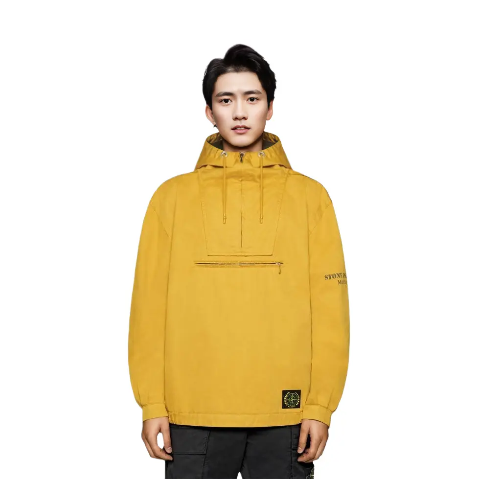Куртка мужская 40-летняя коллекция, желтая Stone Island, желтый — фото 3