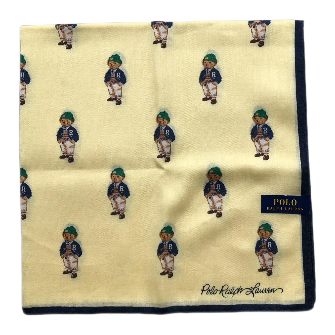 

Polo Ralph Lauren Хлопковый шелковый шарф унисекс желтый, Yellow