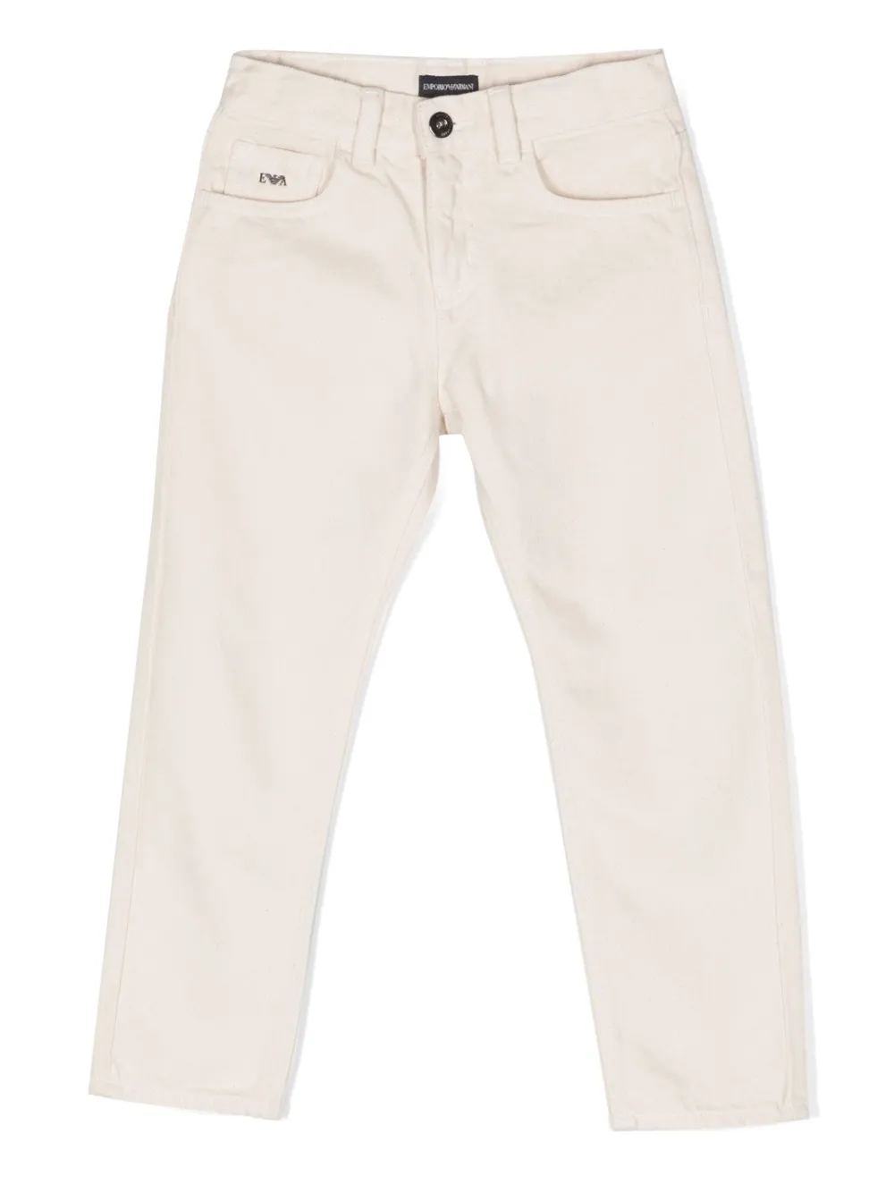 

Джинсы J75 с логотипом Emporio Armani Kids, коричневый