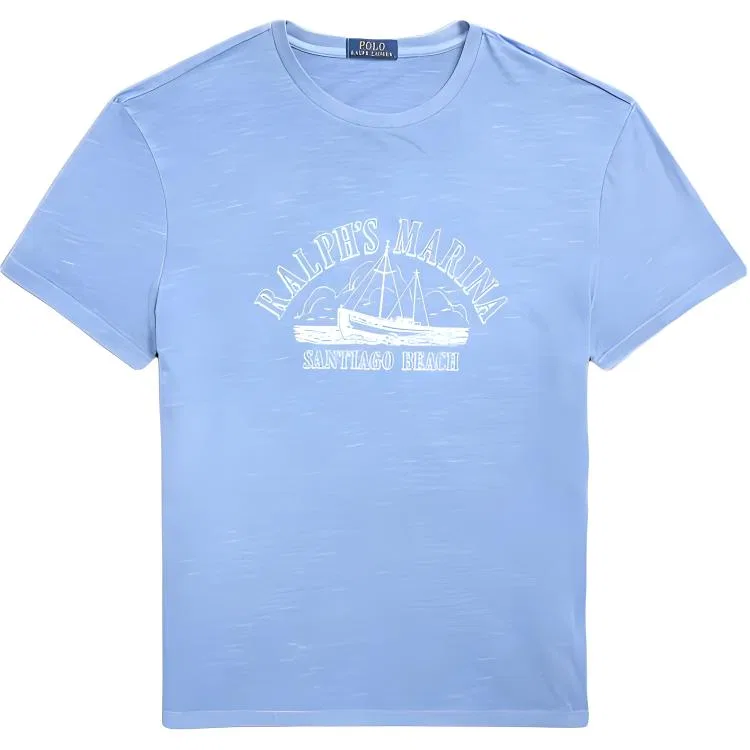 Футболка SS24 мужская Blue Polo Ralph Lauren