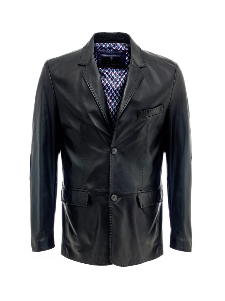 

Кожаная куртка Pierre Cardin Lederjacke, темно-синий