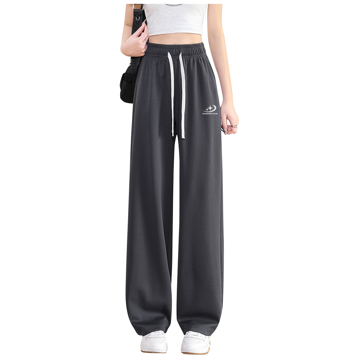 

Женские повседневные брюки Moderate Wide Leg WARRIOR, темно-серый