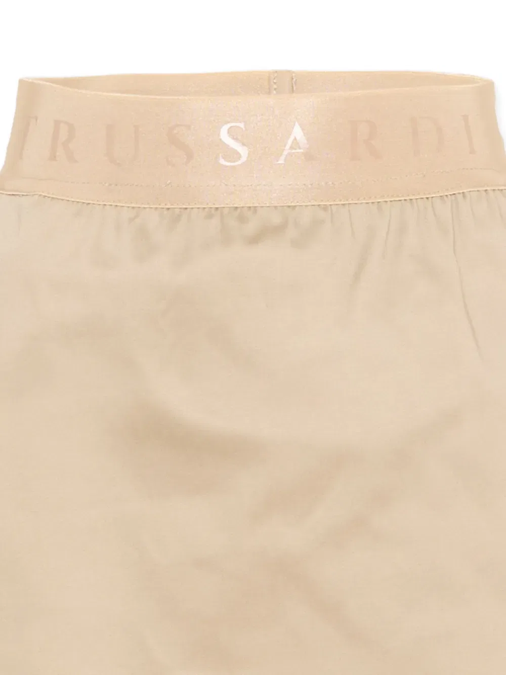 Юбка с логотипом на поясе Trussardi Junior, нейтральный — фото 3