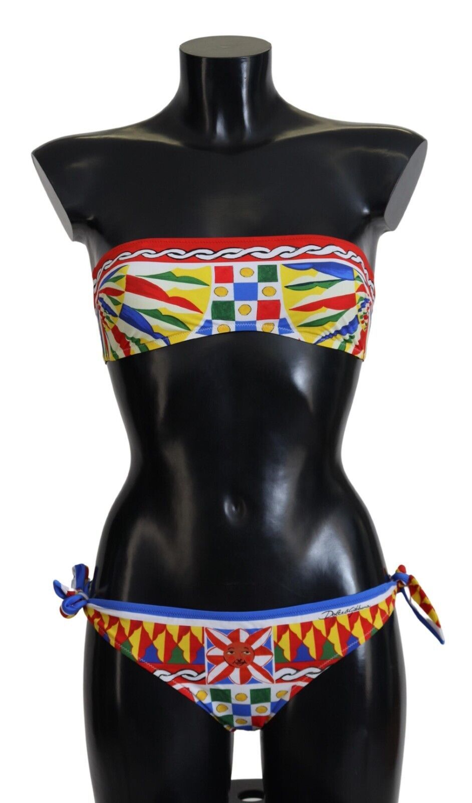 

Шикарный разноцветный раздельный купальник-бикини Dolce & Gabbana