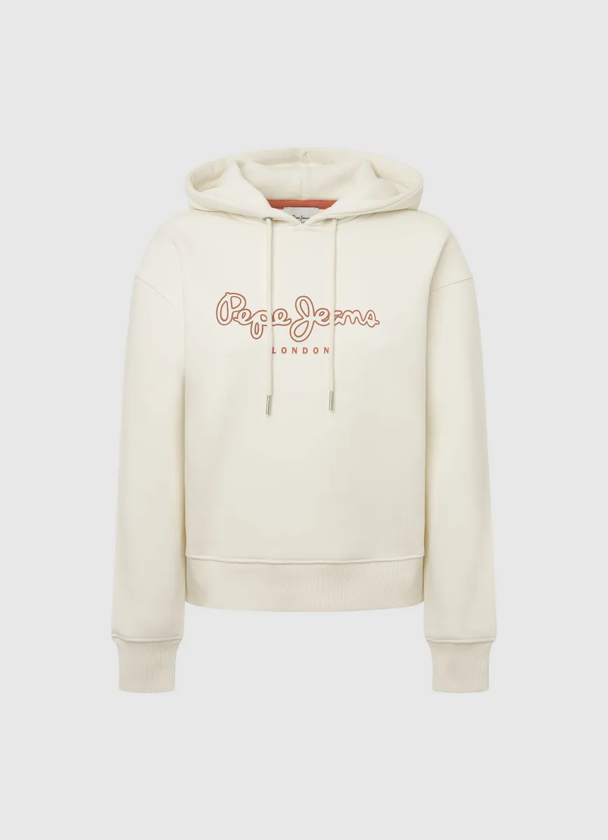 

Толстовка Pepe Jeans с капюшоном "FRIDA HOODIE", белый
