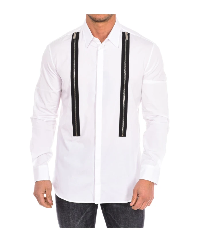 

Рубашка с длинными рукавами и лацканами Dsquared2, белый