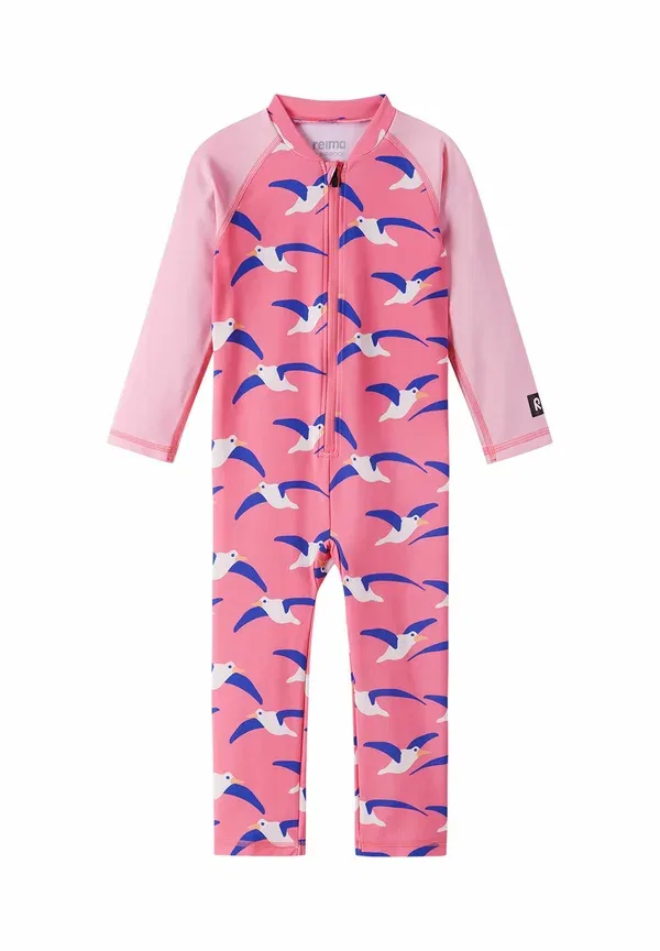 Комбинезон для плавания Reima Uv overall badeoverall polskii swimsuit, нежно-коралловый