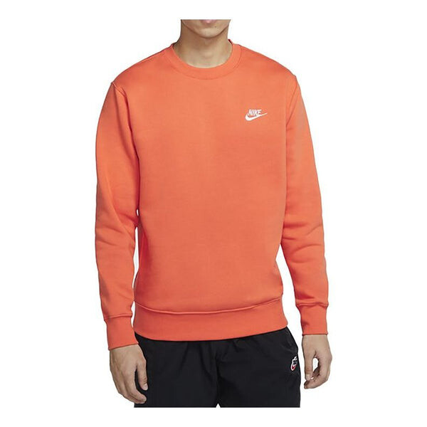 

Толстовка Nike Sportswear Club Sports Round Neck Fleece Solid Color Red, красный