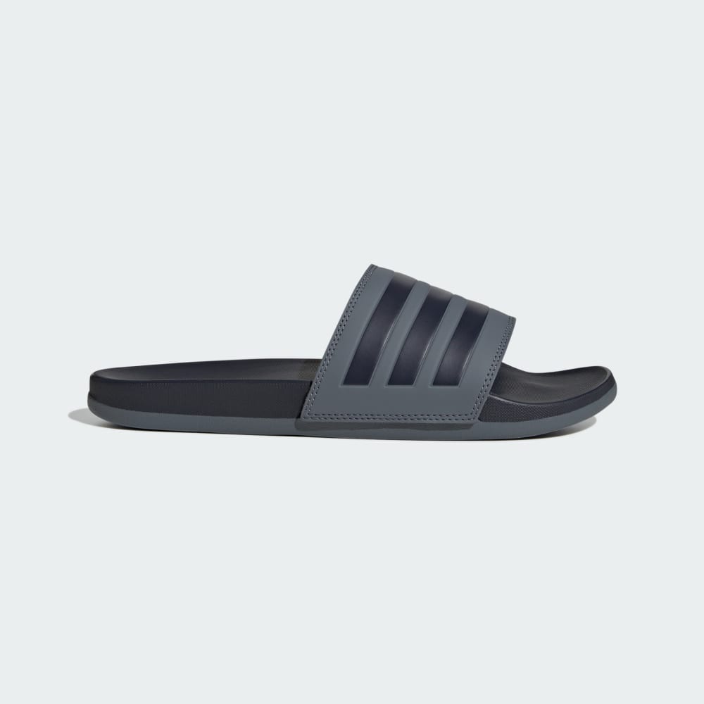 

Шлепанцы Adidas Adilette Comfort Slides, цвет Onix/Legend Ink/Legend Ink