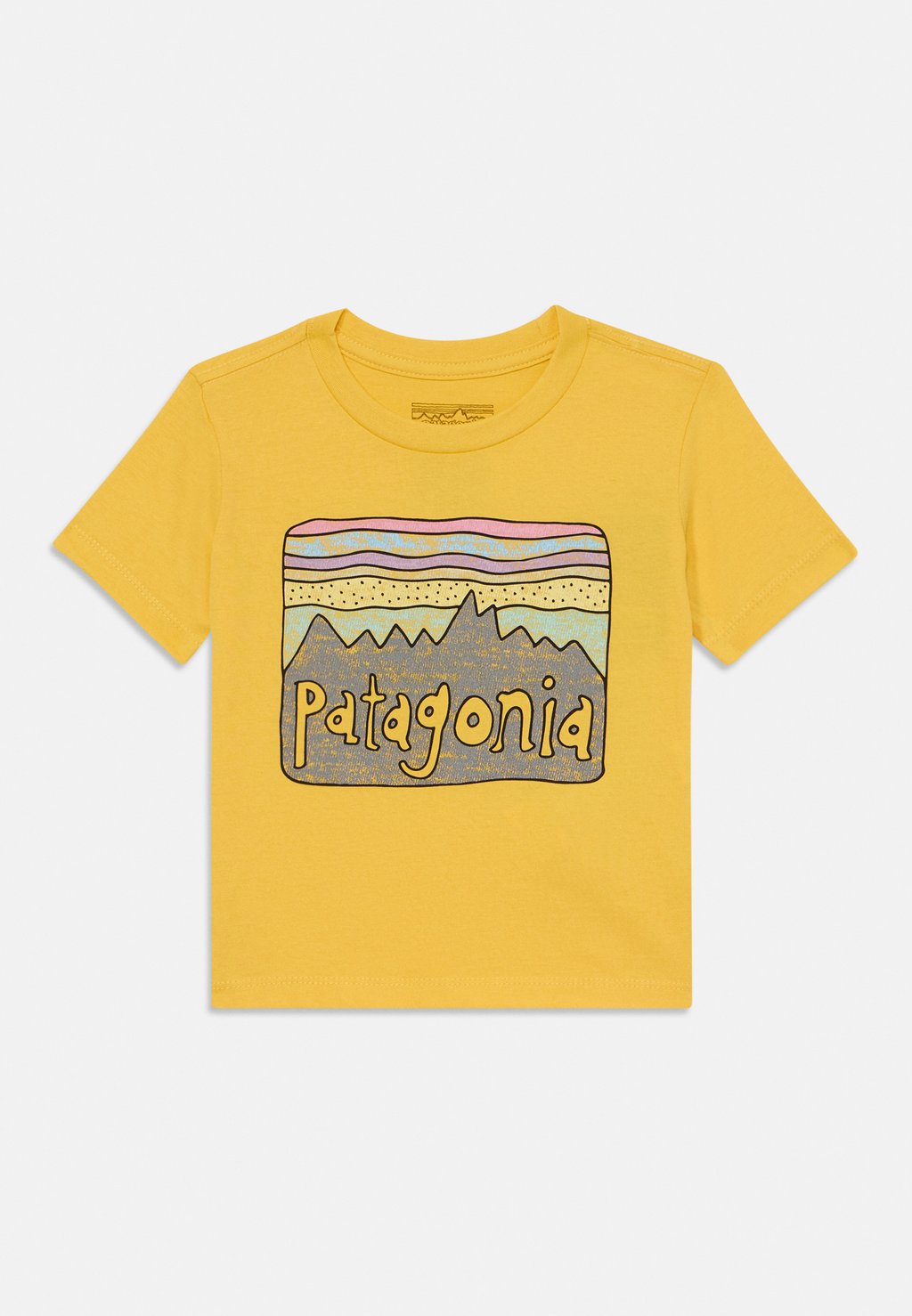 

Футболка с принтом BABY FITZ ROY SKIES Patagonia, желтый