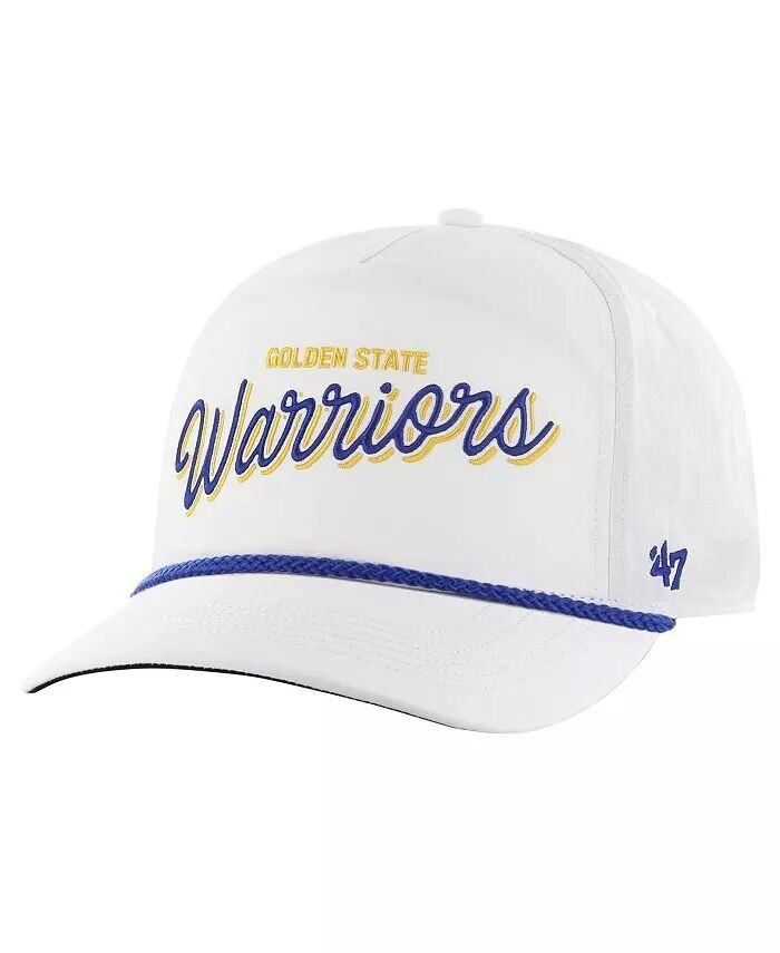 

47 брендовая мужская белая регулируемая кепка Golden State Warriors Fairway Hitch brrr '47 Brand, белый