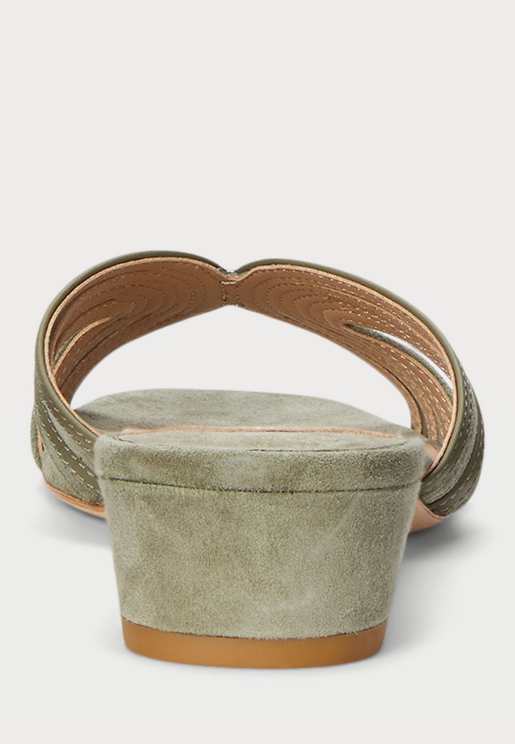 Сандалии SUEDE & LEATHER MULTISTRAP SANDAL Lauren Ralph Lauren, светло-зеленый — фото 3