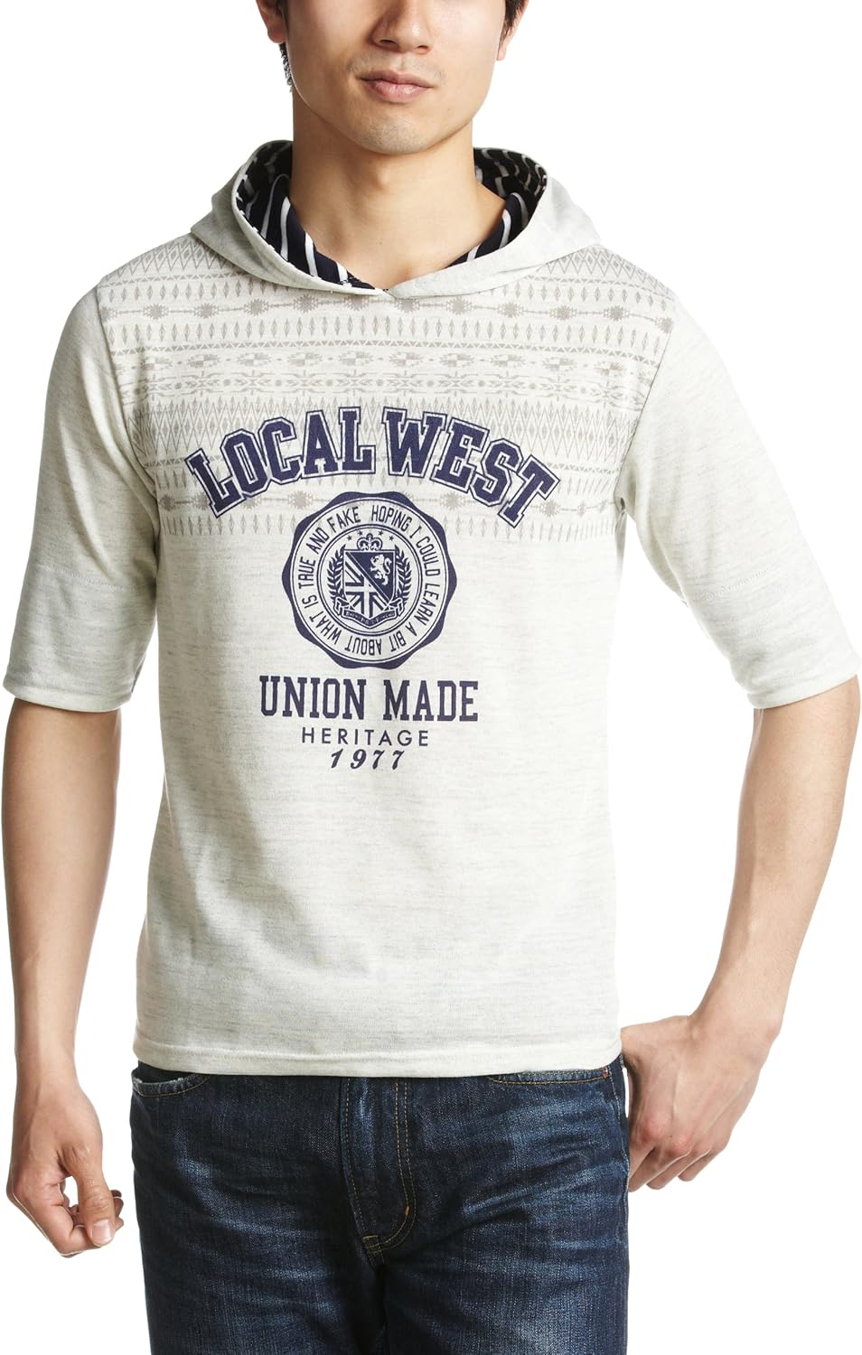 

Розовая толстовка с капюшоном из грубой зернистой кожи цвета вереска с рукавами 5/8, модель College Pincponc