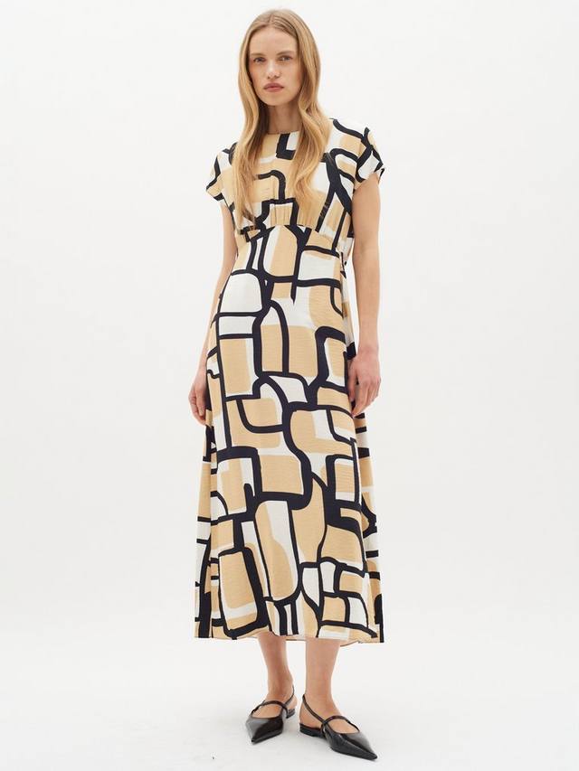 

Абстрактное платье hecante InWear, цвет Beige/Multi