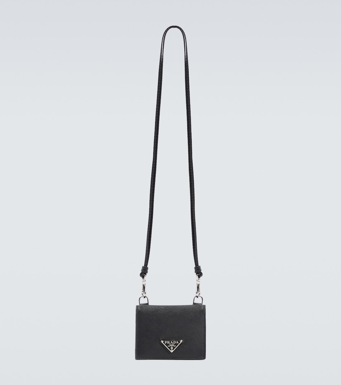 

Кожаный кошелек с логотипом Prada