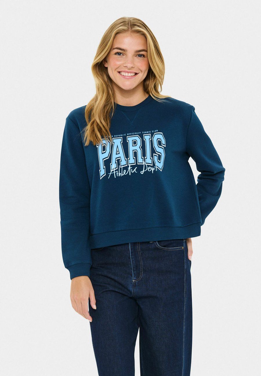 

Толстовка Saint Tropez MARINIASZ SWEATSHIRT, Titan/Dark Blue