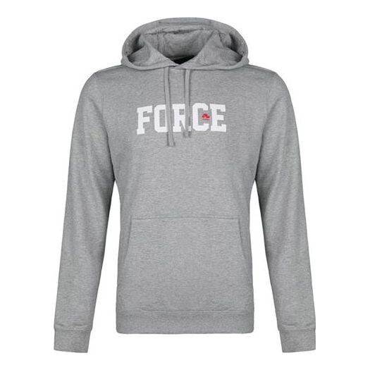 

Толстовка Men's Nike Alphabet Printing Hooded Long Sleeves Gray, серый