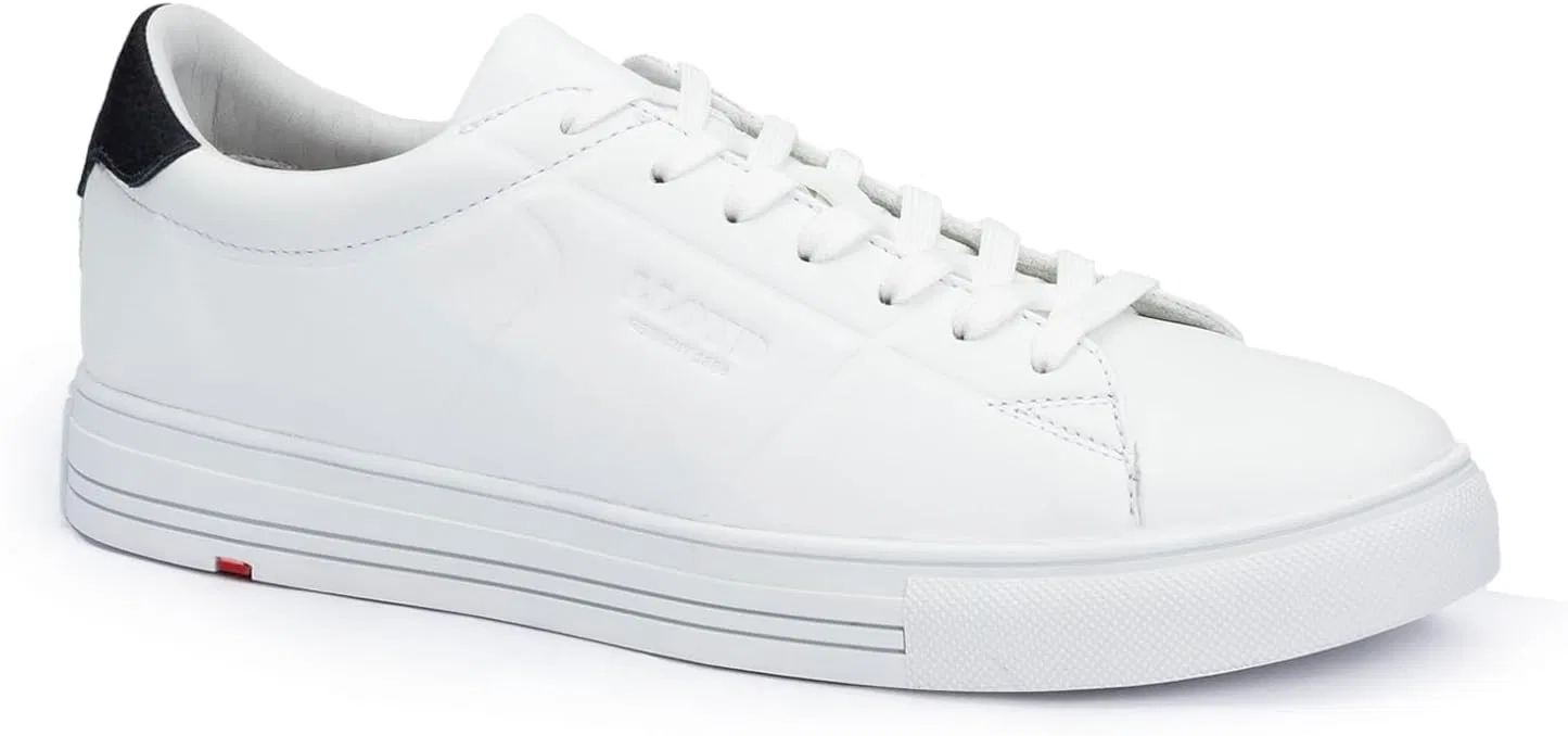 Мужские низкие кроссовки LLOYD Enrico с мягкой стелькой, White Navy — фото 2