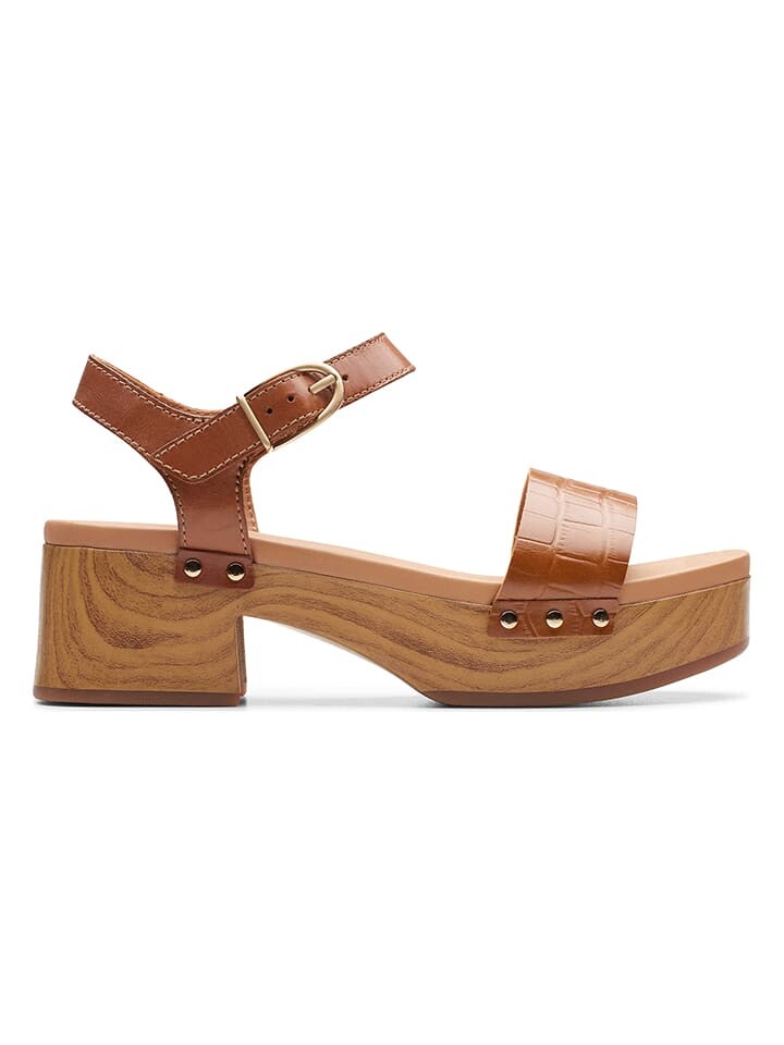 

Сандалии на плоской подошве Clarks Leder Sandaletten Sivanne Bay, светло-коричневый