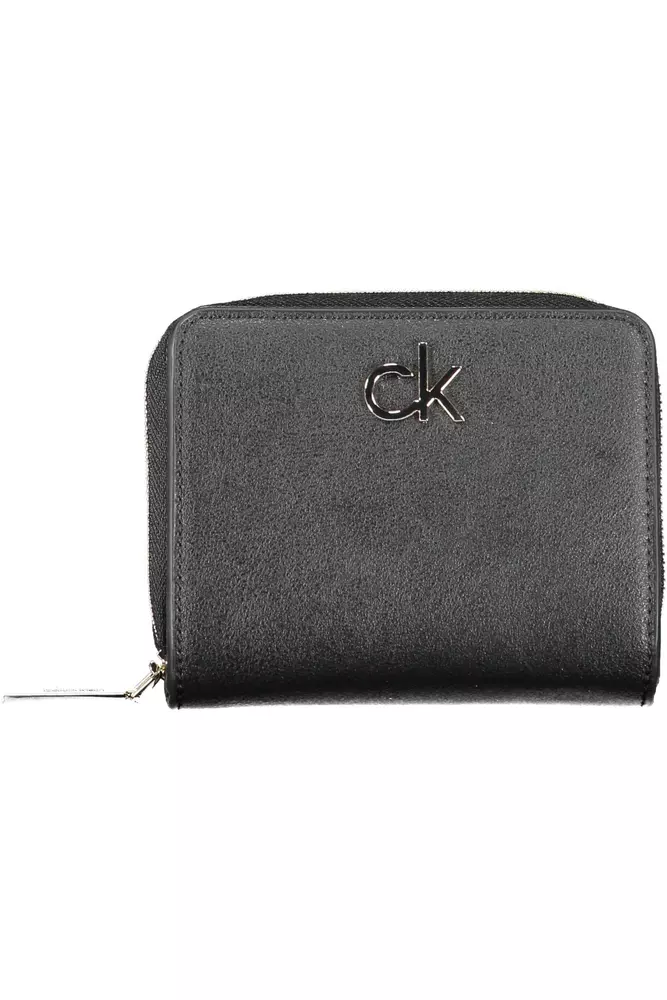

Черный женский кошелек из поливинилхлорида Calvin Klein