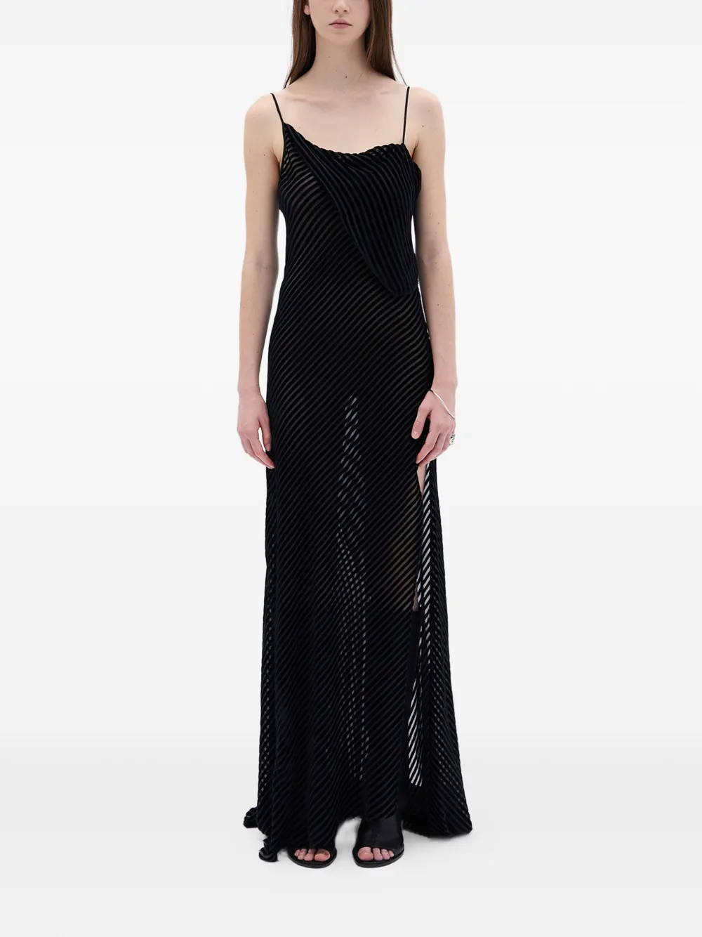 

Комбинированное платье Aaricia Ann Demeulemeester, черный