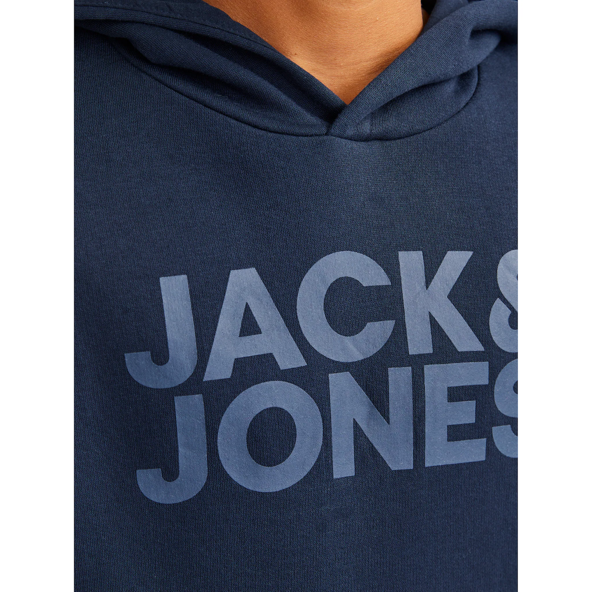 

Детская толстовка с капюшоном Jack & Jones "JJECORP LOGO SWEAT HOOD" Jack & Jones Junior, синий