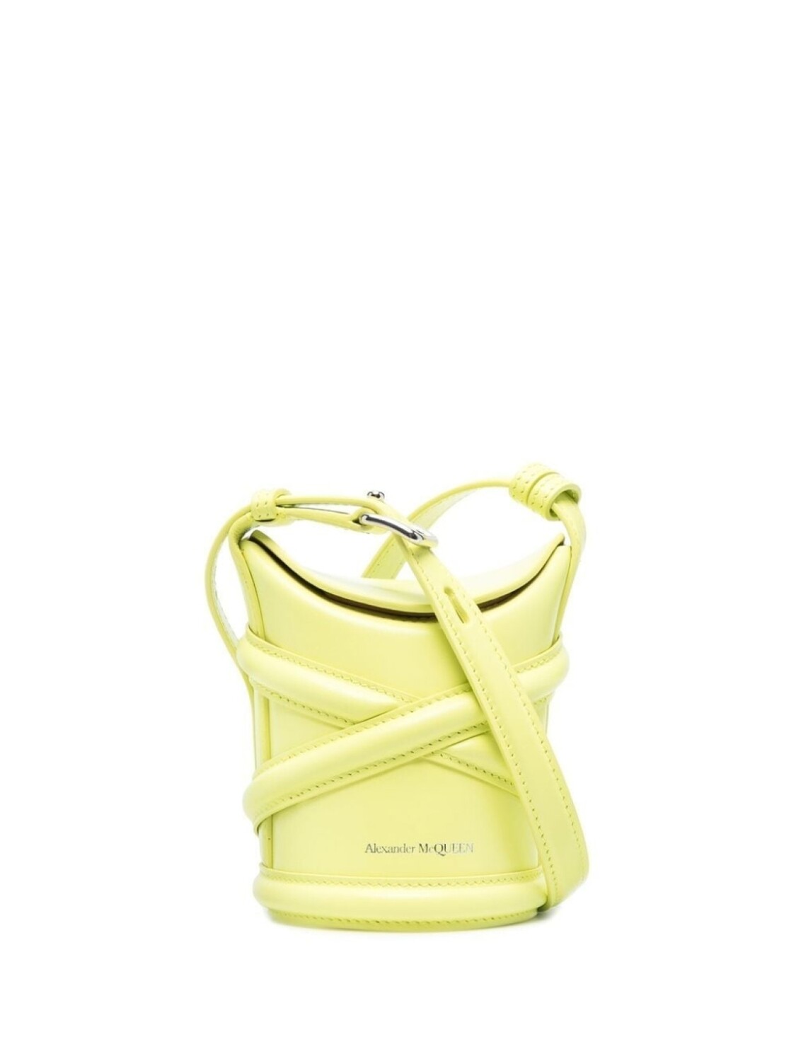 

Alexander McQueen мини-сумка через плечо The Curve, зеленый