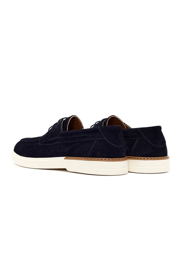 Классические лодочные туфли Derimod, Dark Blue — фото 4