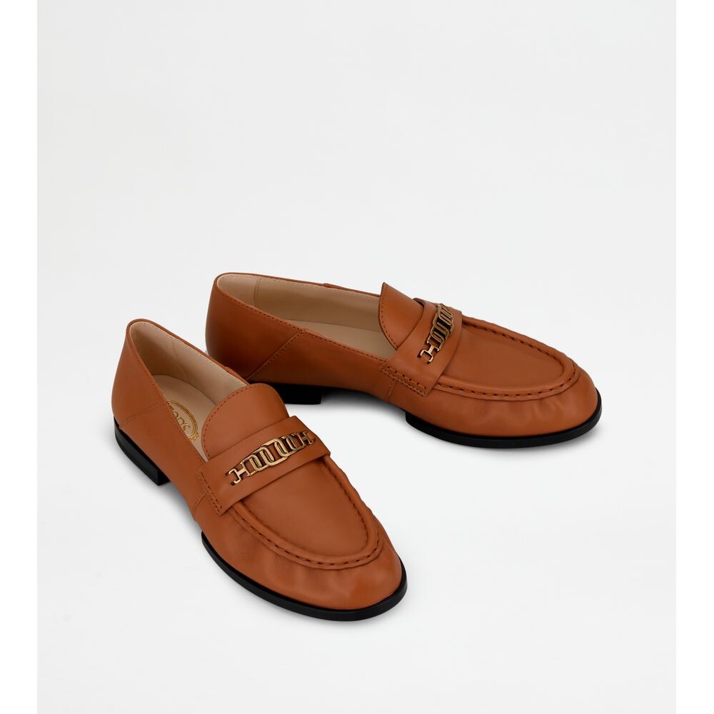 

Кожаные лоферы TOD's, коричневый