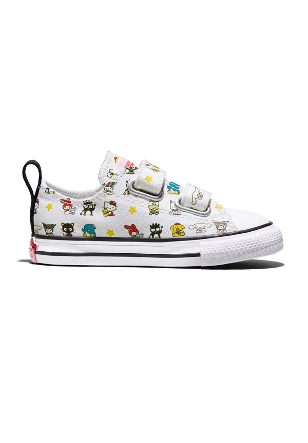 X hello kitty и друзья, детские туфли чака тейлора Converse, White Black White