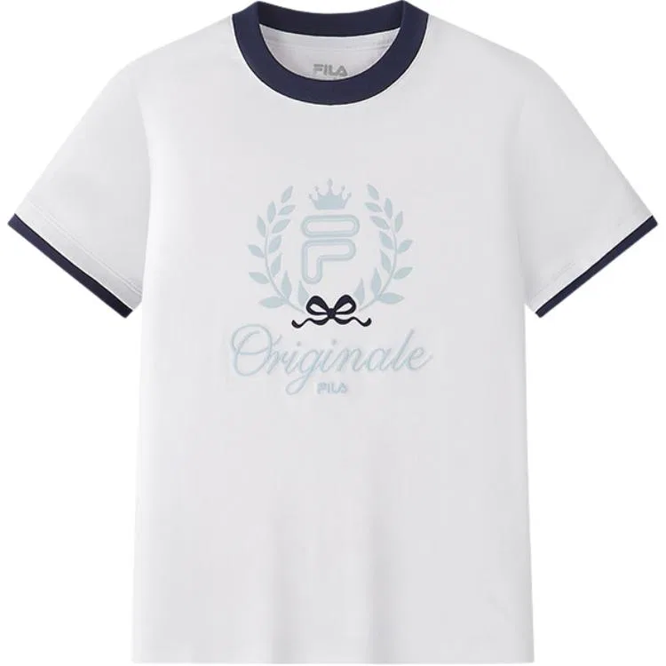 Футболка FILA Crew Neck Moderate белая