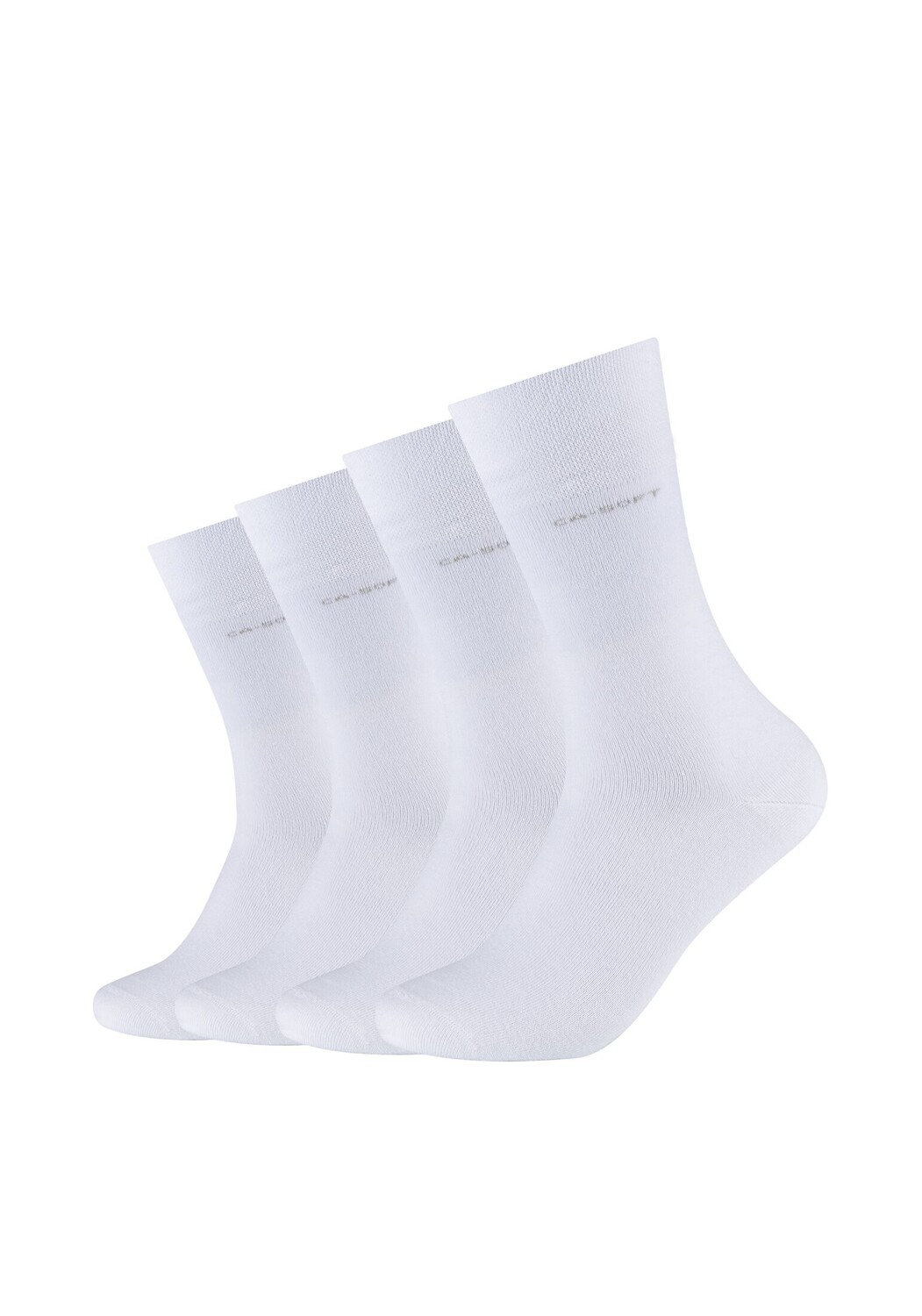 

Носки camano verstärktem Fersen und Zehenbereich 4 шт ca soft, белый
