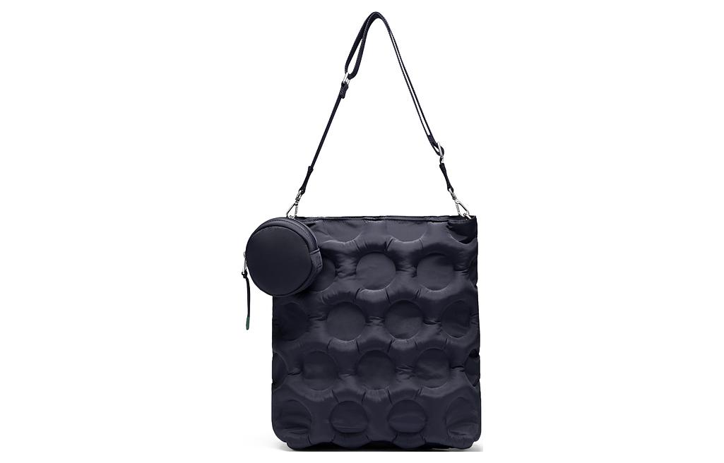 

LACOSTE Полиэстеровая сумка через плечо большая женская полуночно-синяя, Midnight Blue