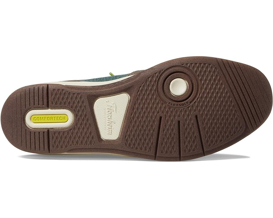 Кроссовки Florsheim Crossover Canvas Elastic Lace Slip-On Sneaker, цвет Green Canvas — фото 3