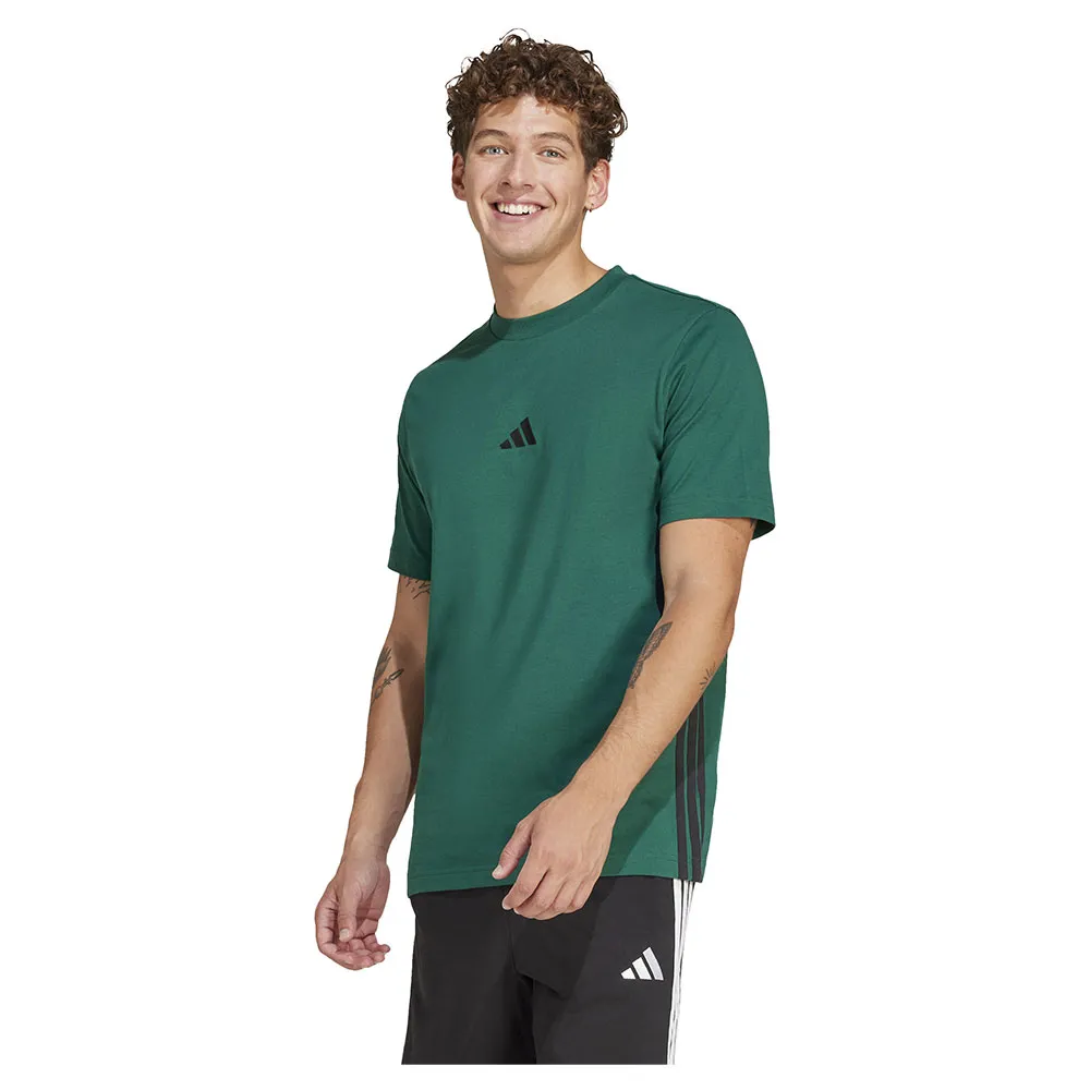 

Футболка adidas Essentials 3 Stripes Single Jersey, зеленый